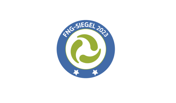Erneute Auszeichnung mit dem FNG-Siegel